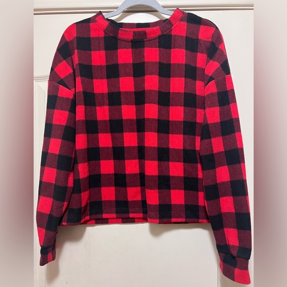 GAP Other - GAPBody women’s buffalo plaid Red and Black Sweater. Size medium